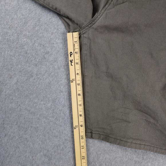 Signature Levi Strauss Shorts Mens Size 44 Gray Flat Front Heavyweight Chino - Picture 12 of 14